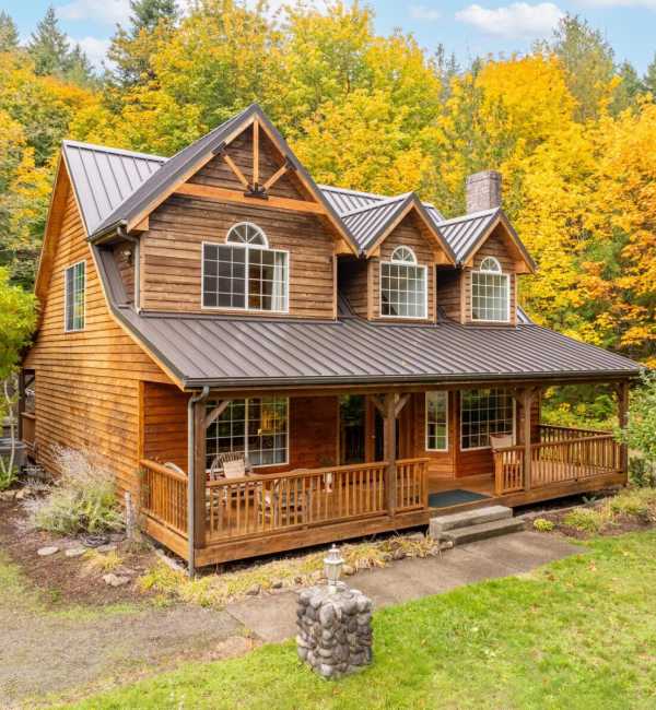 Custom Crafted Forest Retreat with Pond on 5 Acres